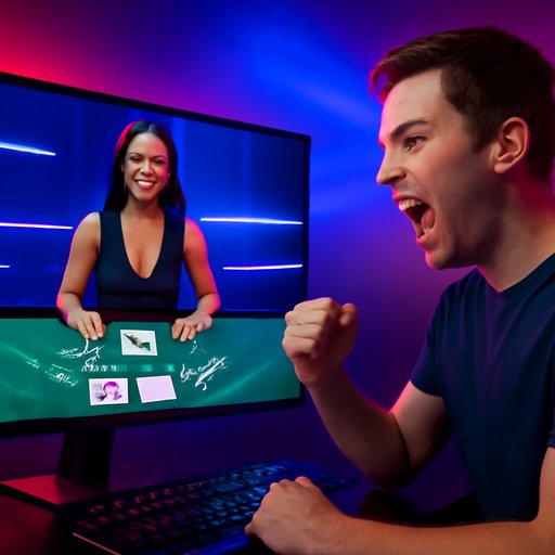 kg99 blackjack dealer on widescreen setup